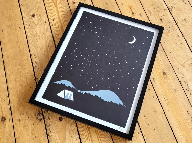 Lost In The Stars, A4 Print
