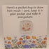 Fused Glass Pocket Hug Card