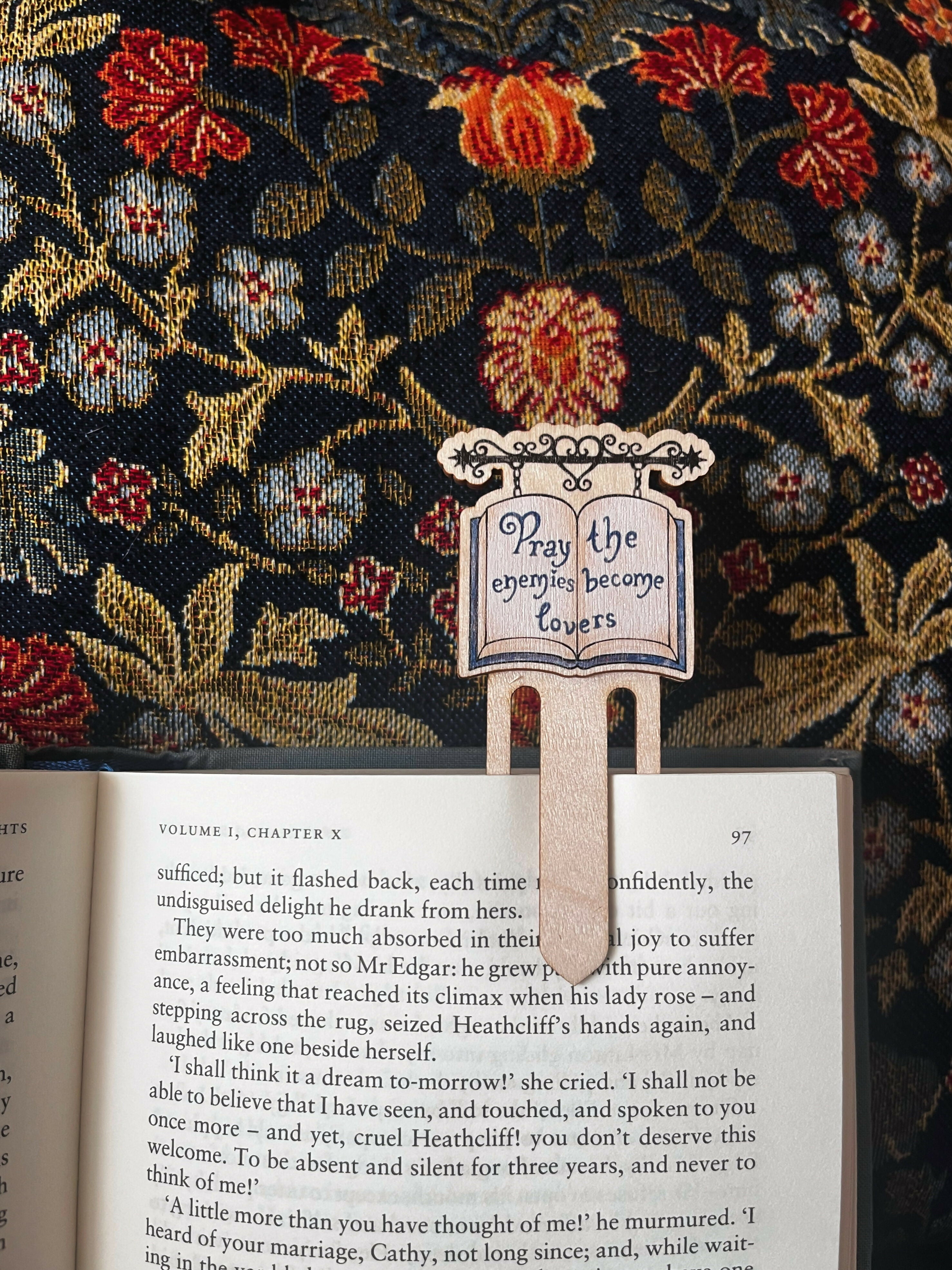 Pray The Enemies Become Lovers Wooden Bookmark