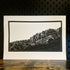 Stanage Plantation - A3 Hand Carved Lino Print On Card