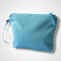 Sky Blue Sea Shells Linen Women’s Makeup Bag