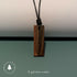Minimalist Solid Wood Rectangle Pendant