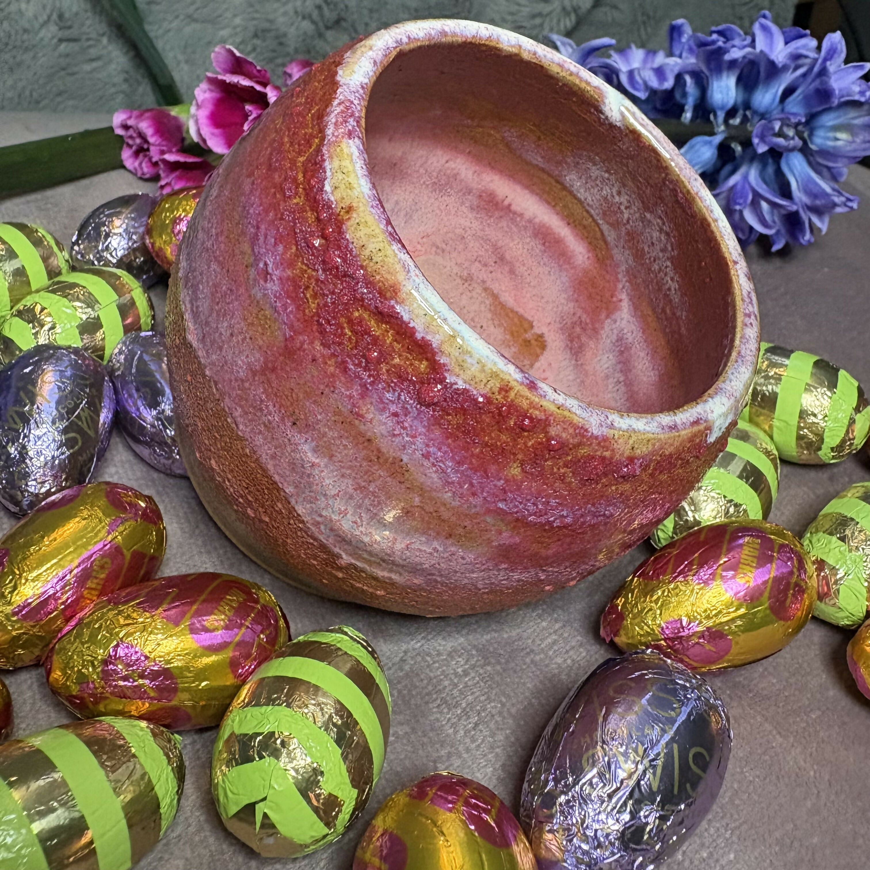 Textured Sunset Bowl