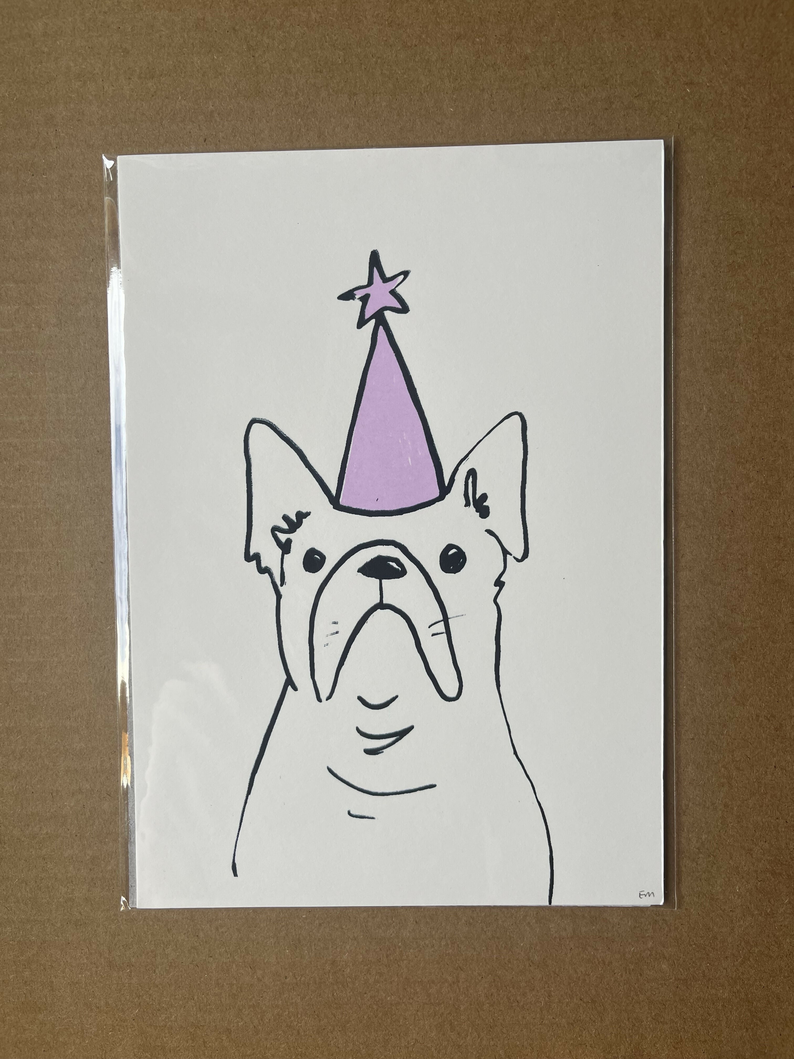 A5 Dog Portrait - Boston Terrier