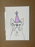 A5 Dog Portrait - Boston Terrier