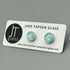 Pastel Dichroic Fused Glass Sterling Silver Stud Earrings - Handmade by Jade Tapson Glass.