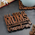 “All Great Mums Get Promoted to Grandma” Wooden Laser Cut Coaster
