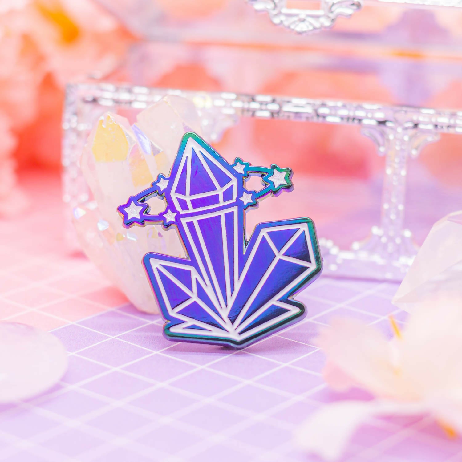 Enamel Pin - Starry Crystal