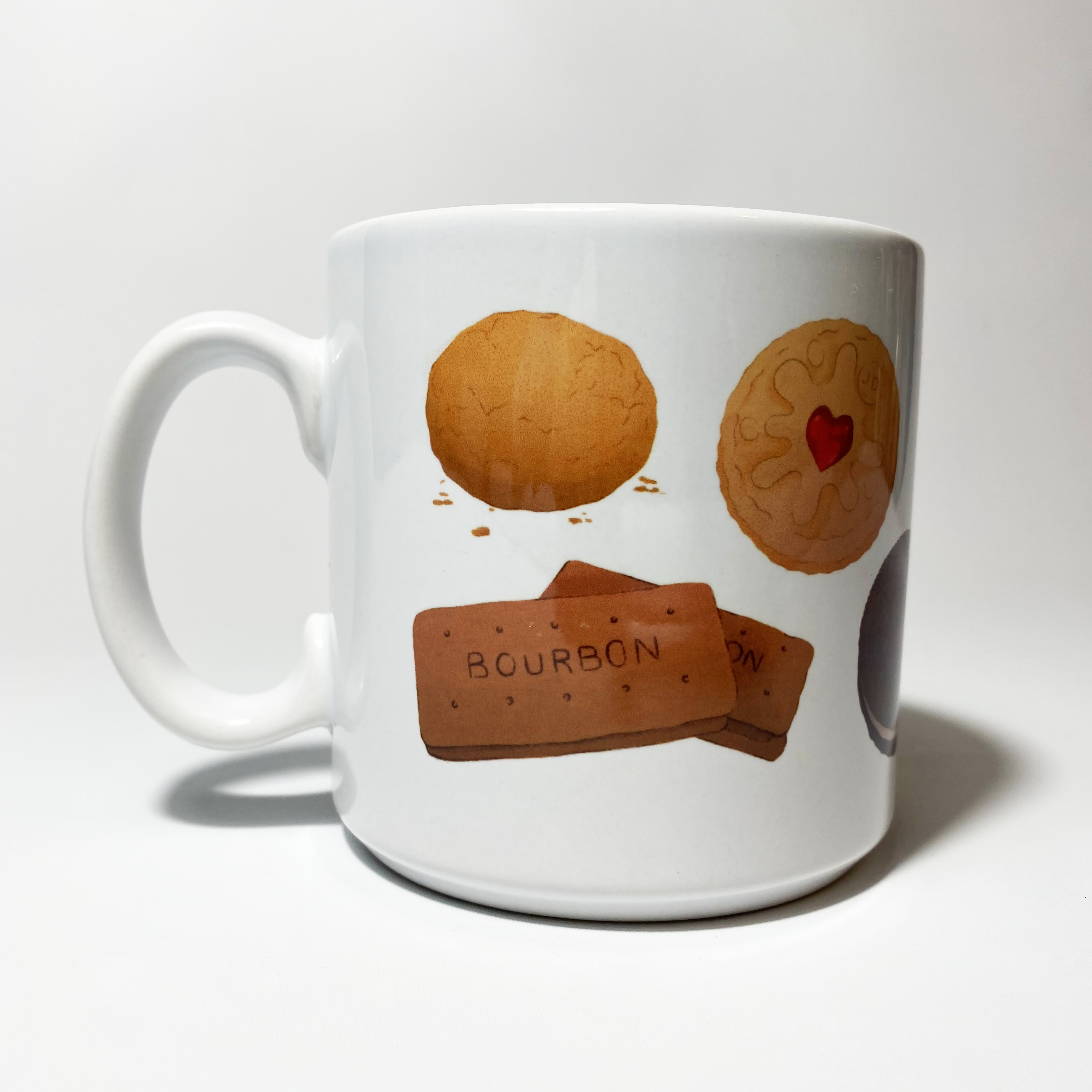 Biscuit Assortment Dunker Mug with extra wide brim for dunking!