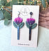 Tulip Flower Polymer Clay Earrings