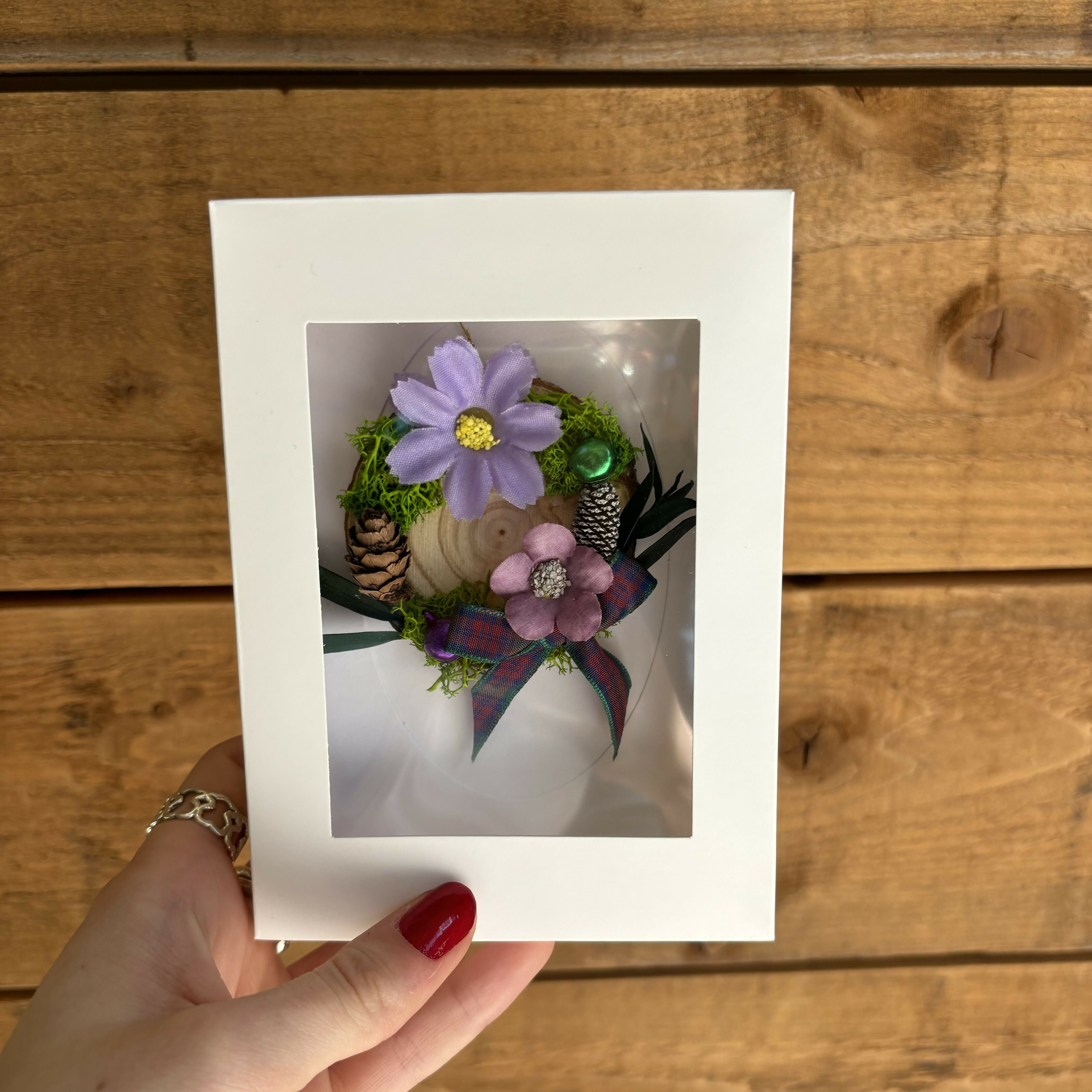 Boxed Wreath, Seasonal Card/Gift - Small