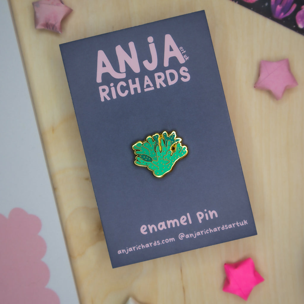 Soft Coral Enamel Pin
