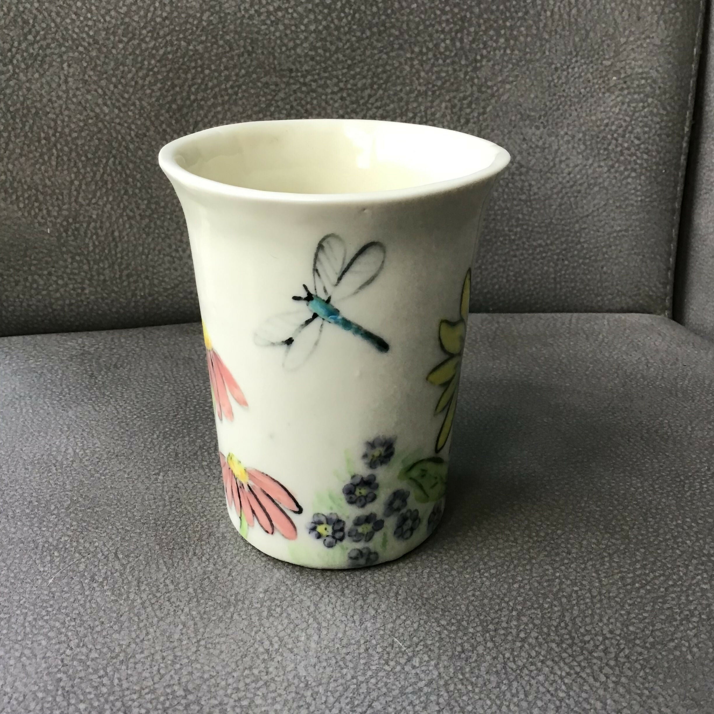 Summer meadow Handpainted Pot