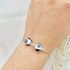 Blue China Bracelets - Handmade Polymer Clay Bracelets