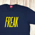 Freak Navy Blue Cotton Unisex T-Shirt