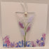Fused Glass Flower Card