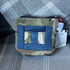 Unique Handcrafted Camouflage Patchwork Purse Cosmetic Bag Made From Upcycled Jeans And Fabric