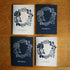 Vintage Wreath Christmas card pack