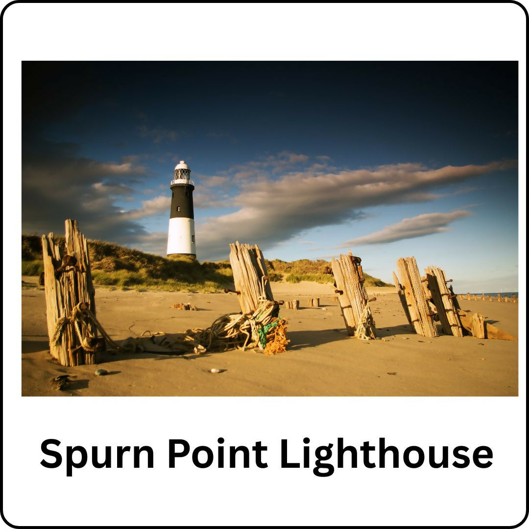 Spurn Point Lighthouse - Print in 40cm x 30cm Mount