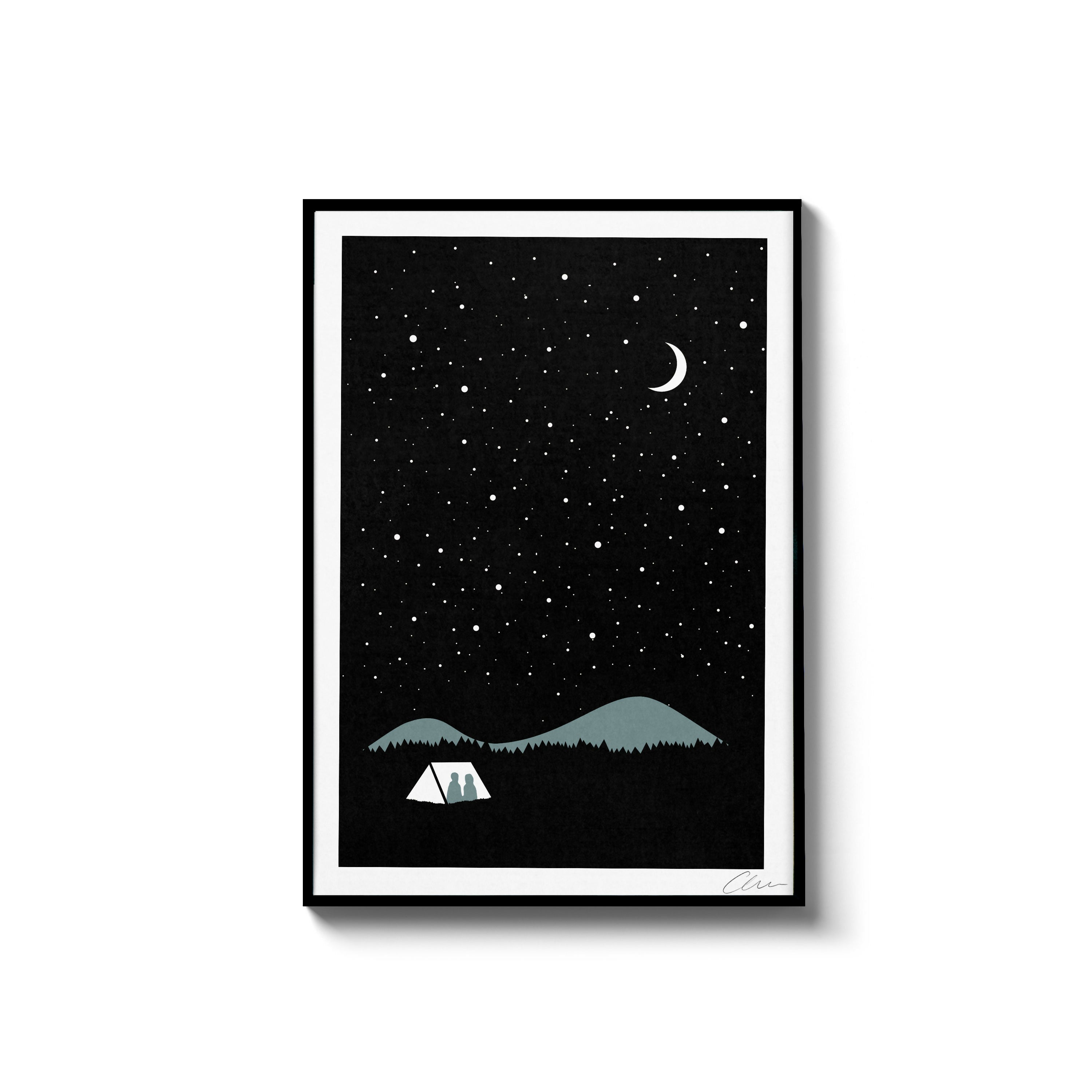 Lost In The Stars, A4 Print
