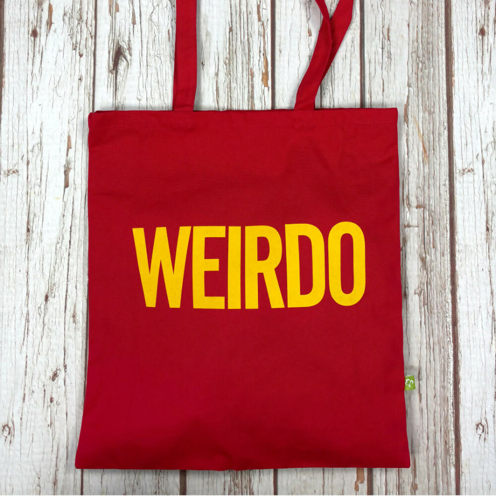 Weirdo Thick Organic Cotton Tote Bag
