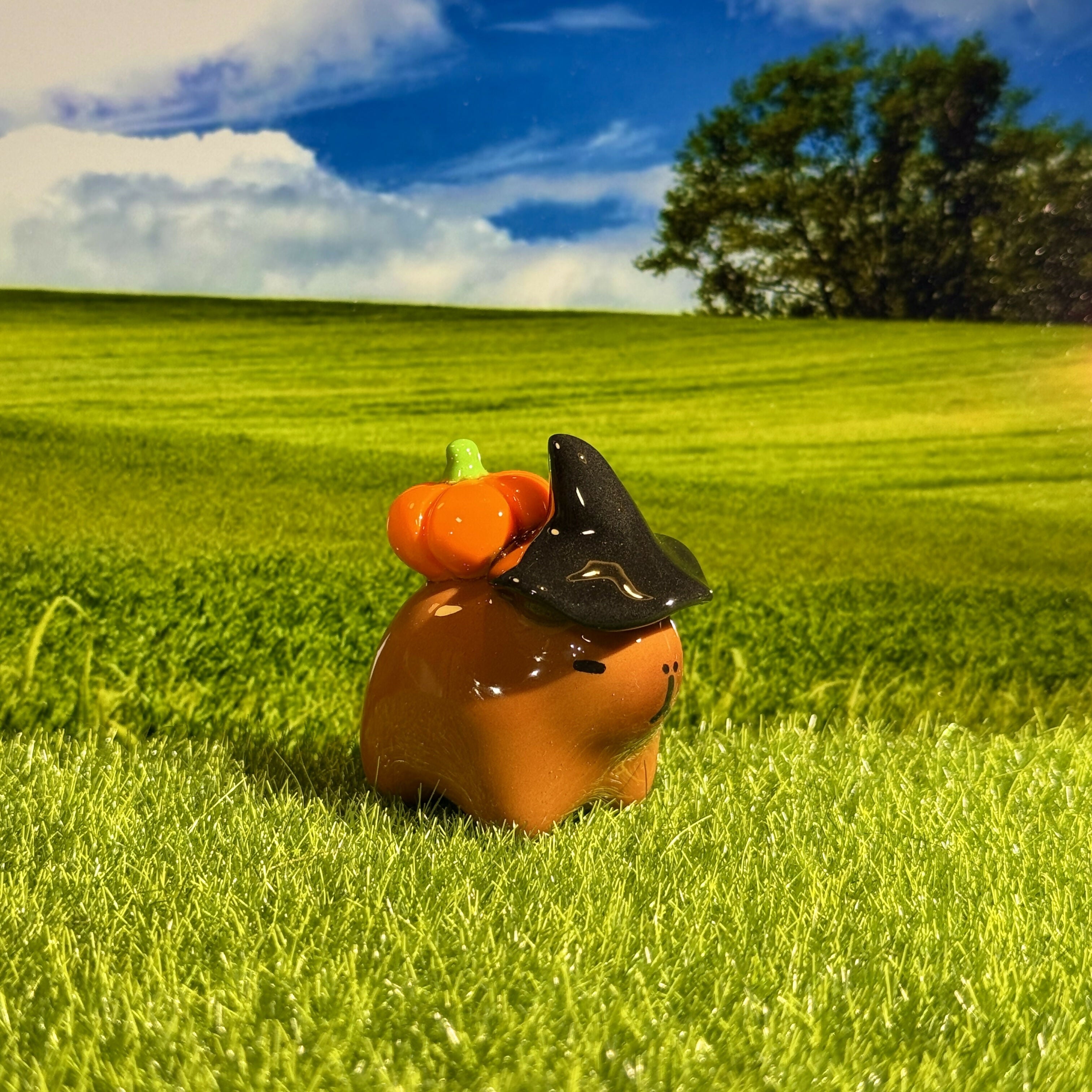 Halloween Capybara Wizard