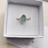 Seaglass Ring - size O