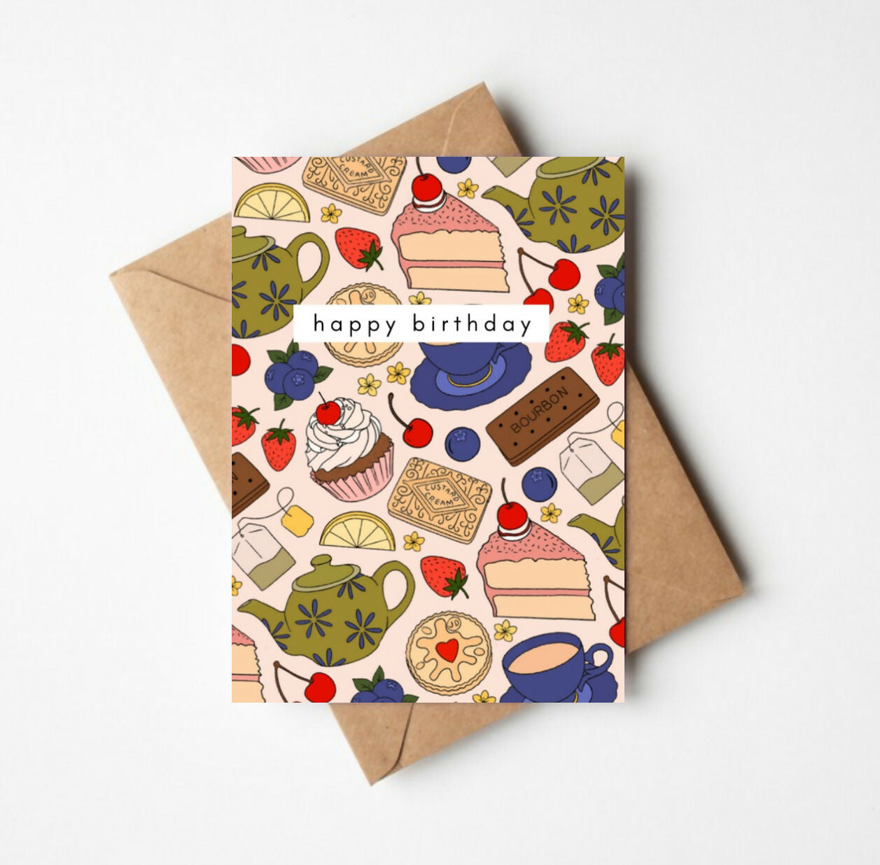 Afternoon Tea Birthday Card