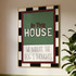 In This House We Narrate the Dog’s Thoughts Print | Funny Dog Wall Art | Pet Lover Home Decor