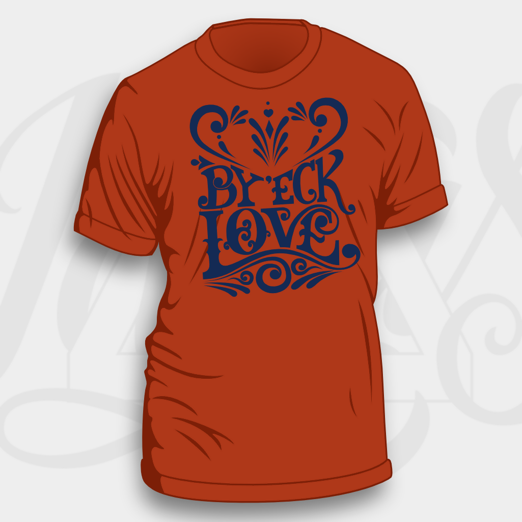 By'eck Love Rust Unisex Sweatshirt
