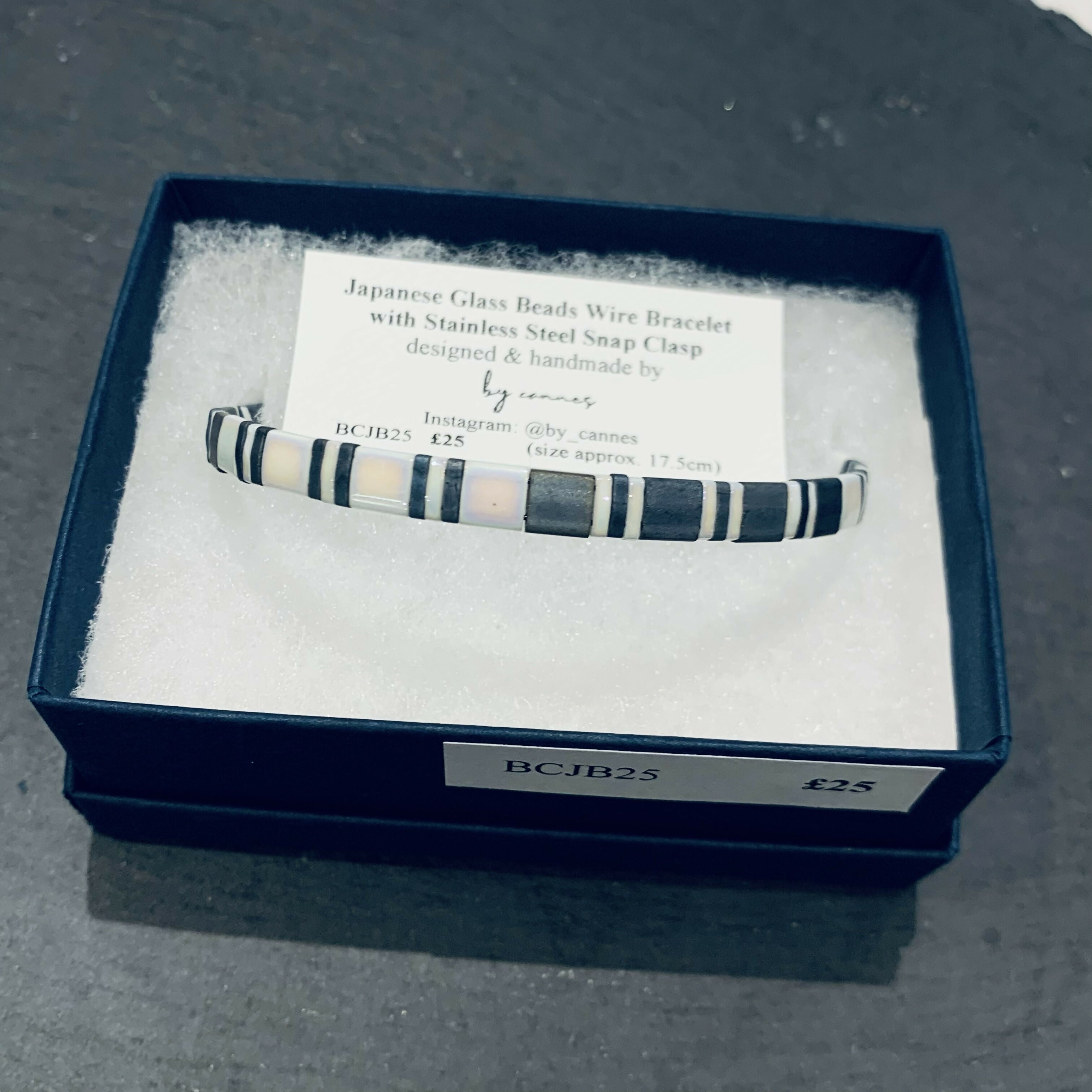Japanese Tila Glass Bead Bracelet