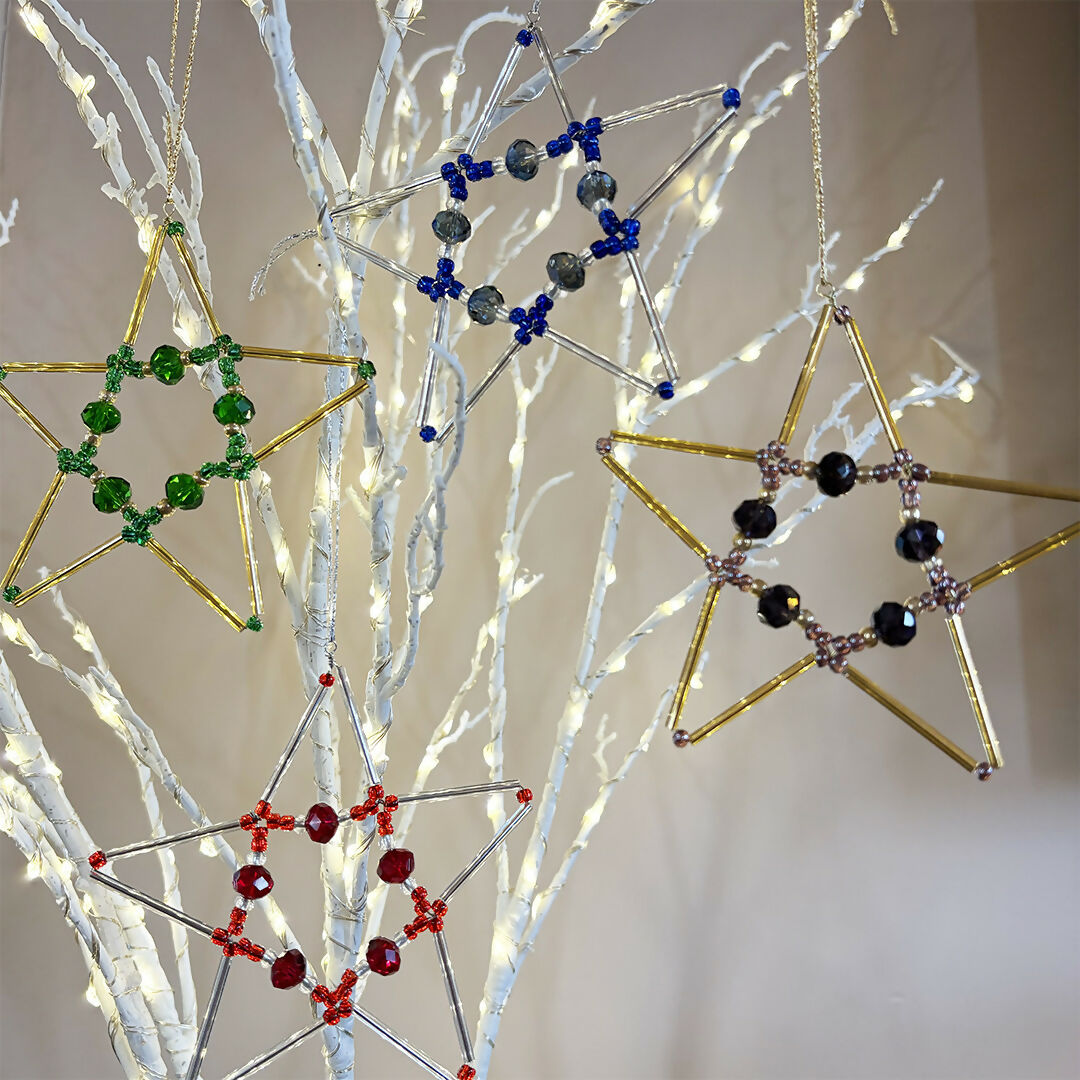 Beaded Star Decoration Kit
