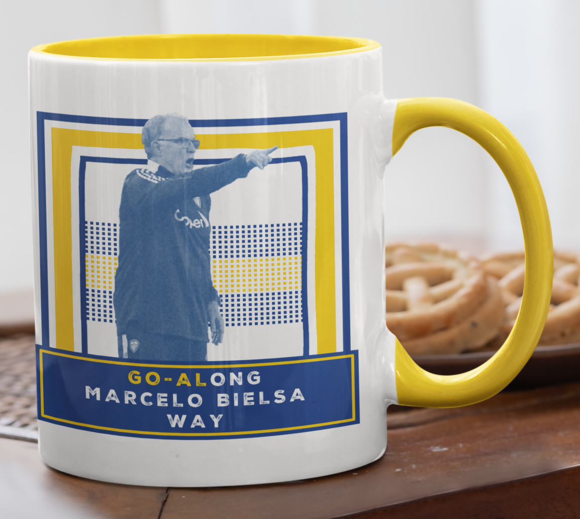 Leeds Utd Mug & Coaster Set BIELSA Design