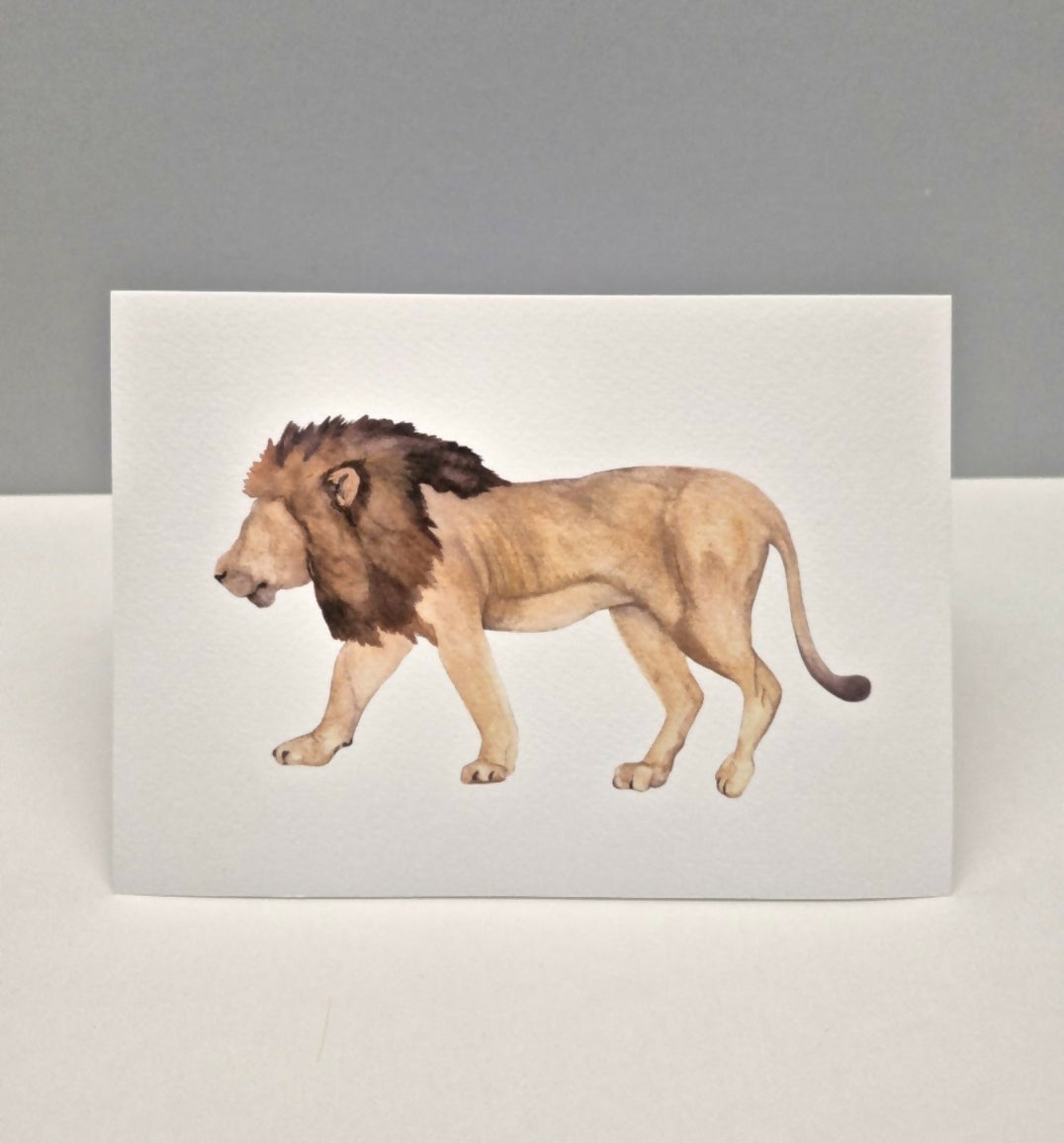 Lion Greeting Card