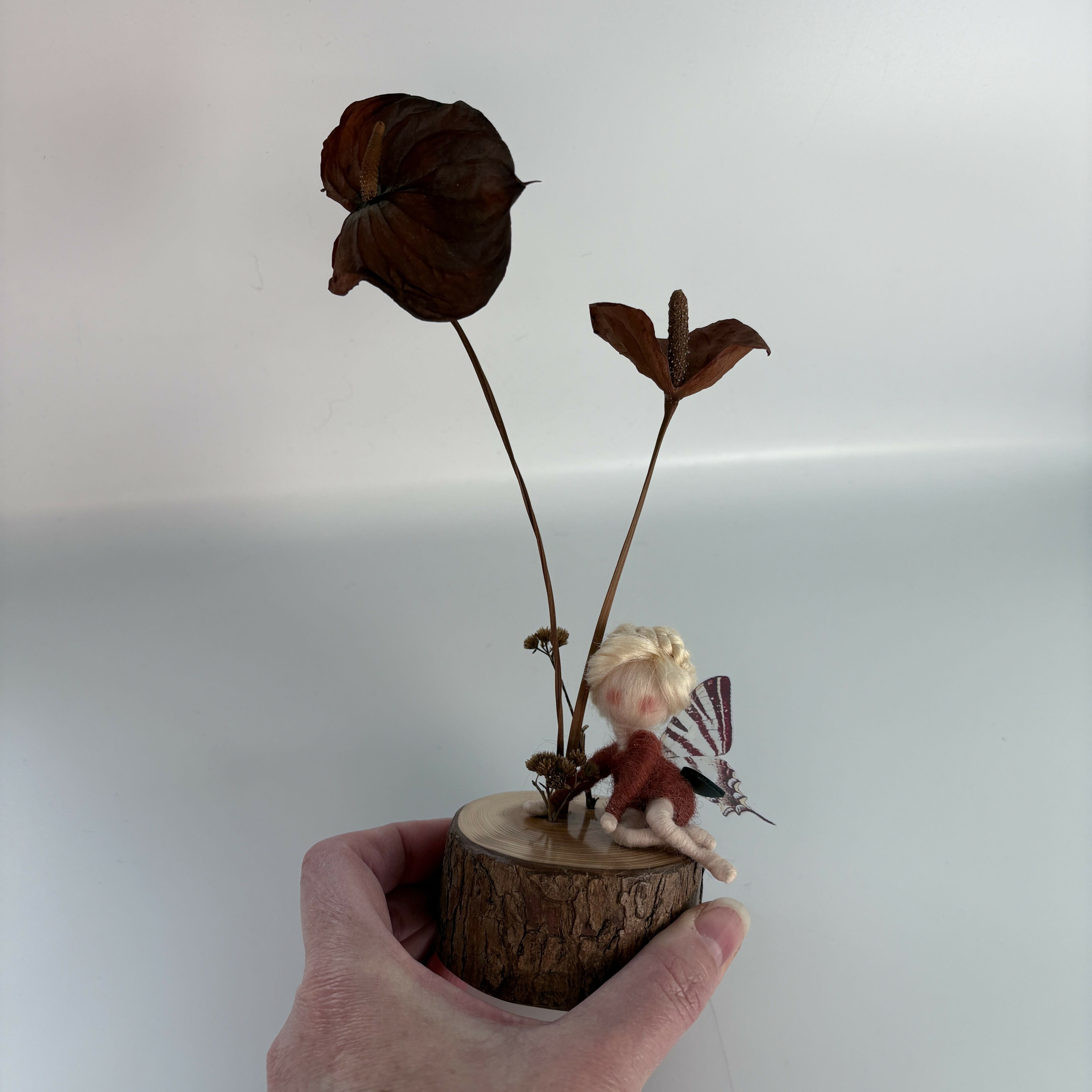 Autumnal Dried Flower Piece