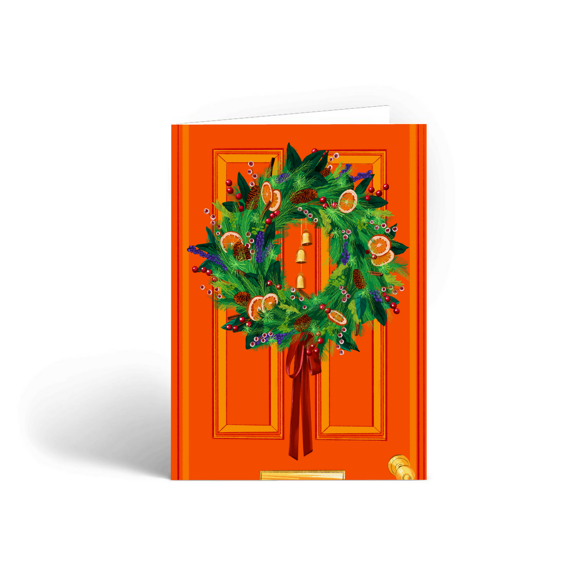 Festive Wreath Christmas Card