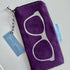 Glasses Case - Purple with Glitter