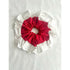 Red Oversized Ruffle Broderie Lace Hair Scrunchie