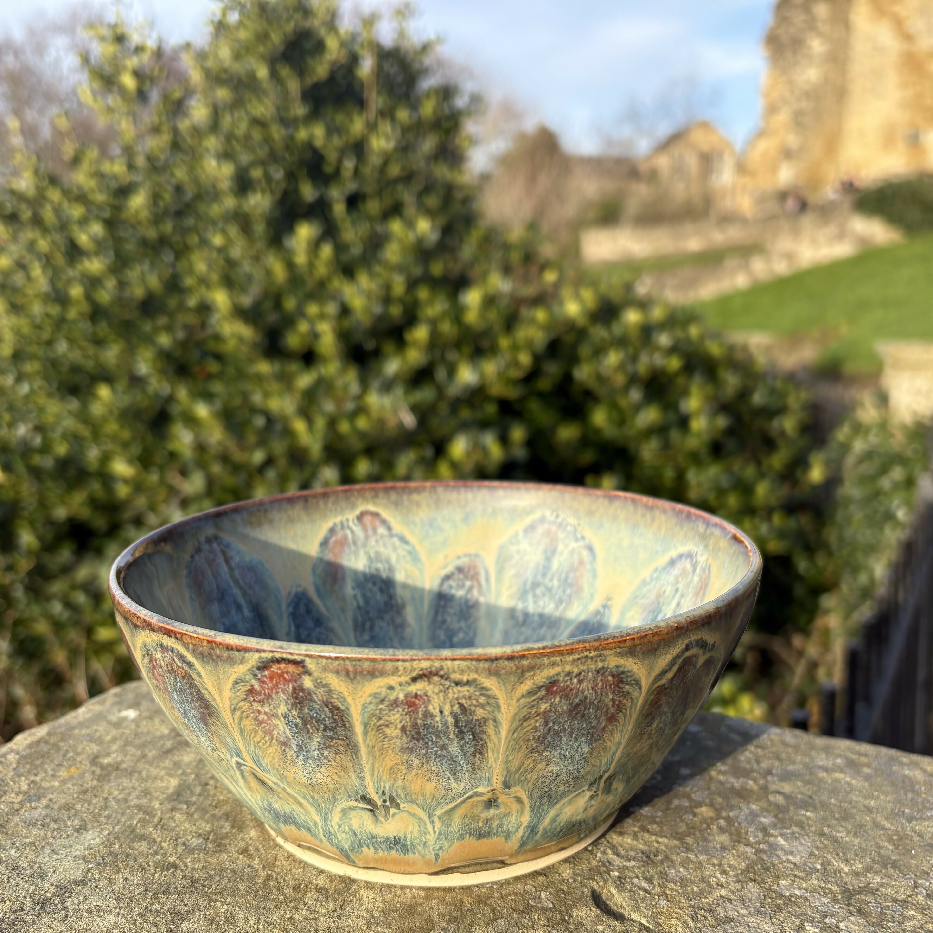 Large Patterned Bowl