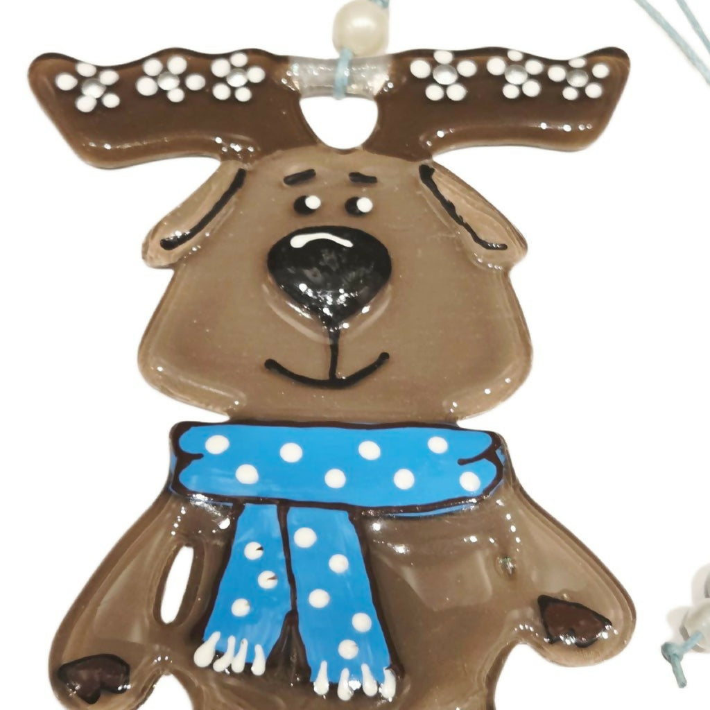 Moose Glass Wall Art