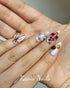 X'mas Ribbons Handmade Press-on Nails