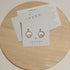 Seaglass Moon Studs