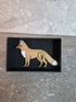 Handcrafted Cherry Veneer Red Fox Pin