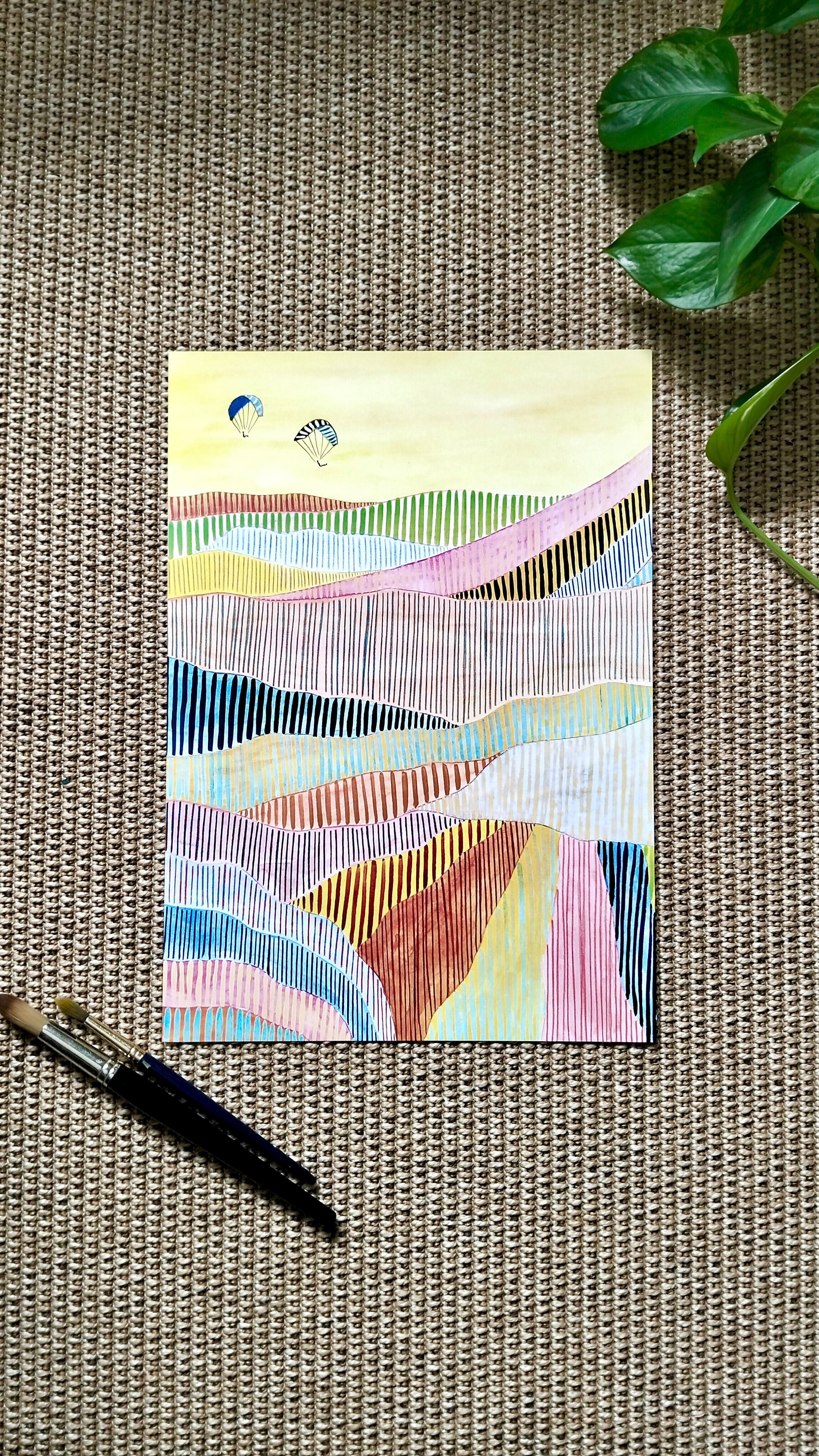 A3 Art Print | Black Mountains