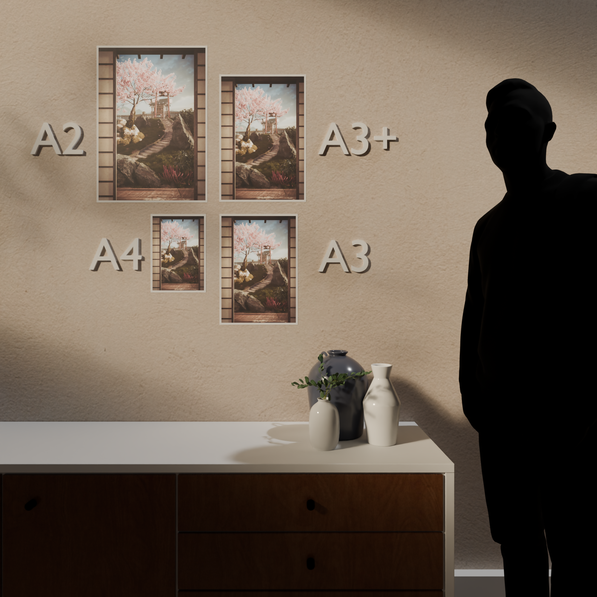 Blossom Staircase Print