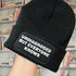 Undiagnosed Cuffed Rectangular Patch Beanie Hat