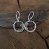 Handmade Silver Vine Earrings with Peridot
