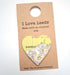 Heart Shaped Alwoodley Leeds Map Magnet
