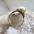 Handmade Gold Vermeil Fresh Water Pearl Ring Size M1/2