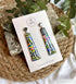 Funky Pattern Collection - Long Dangle Polymer Clay Earrings